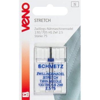 Nähmaschinennadeln - Schmetz - Twin Stretch 2,5/75