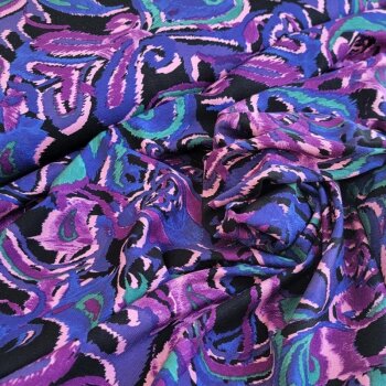 Viskosejersey - Gothic - cyclam/rosa/lila/grün/schwarz