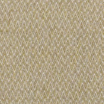Jacquard-Webstoff Zick-Zack mit leichtem Glitzer - Lime/Gr&uuml;n/Apircot