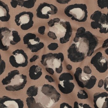 Canvas - Animal Skin - schwarz/creme auf braun