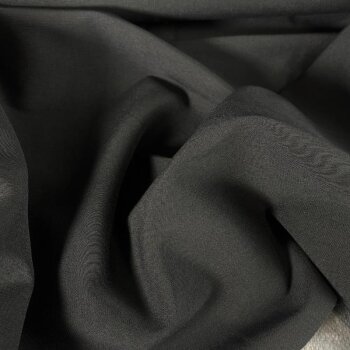 leichter Hosen-/Rockstoff Bengaline-Stretch - schwarz