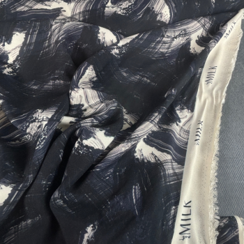 MeetMilk ECOVERO™ Viscose - Bea Brush - dark navy