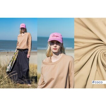 Fibre Mood - Organic Ripp Collar Bündchen - Sand-Braun
