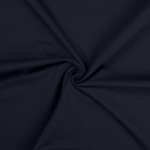 Rest = 0,70 m*  Baumwolljersey - uni - Navy