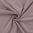 Rest = 1,50 m*  Baumwolljersey - Streifen 1 mm - mauve/wei&szlig;