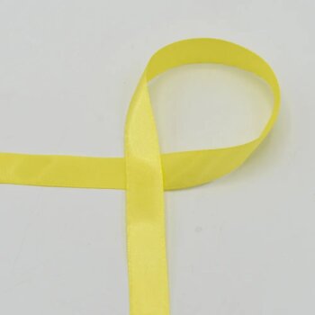 Satinband - 16 mm breit - zitronengelb