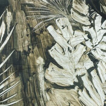 Viskose-Chiffon „Leaf Panel“ - Paneldruck -...