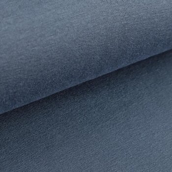 Rest = 1,40 m*  Viskosejersey Tricot de Luxe - denim