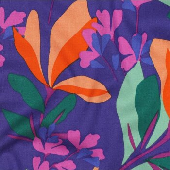 Rest = 1,20 m* Viskose-Stretch-Webware - Spring Garden -...