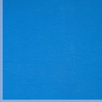 Rest = 1,00 m*  Romanit-Jersey mit Modal - uni - Ibiza Blue