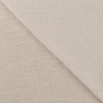 Rest = 1,00 m*  Double Gauze - Baumwolle - Leinenlook -...