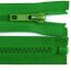 Rei&szlig;verschl&uuml;sse Kunststoff 5 mm -  L&auml;nge 60 cm teilbar - grasgr&uuml;n