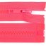 Rei&szlig;verschluss Kunststoff 5 mm -  L&auml;nge 80 cm teilbar - neon-pink