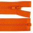 Rei&szlig;verschluss Kunststoff 5 mm -  L&auml;nge 75 cm teilbar - orange